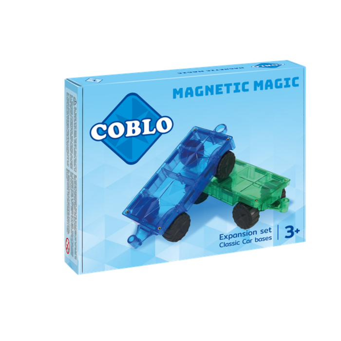 Coblo Magnetische tegels - Classic Auto Onderstellen - 2 stuks