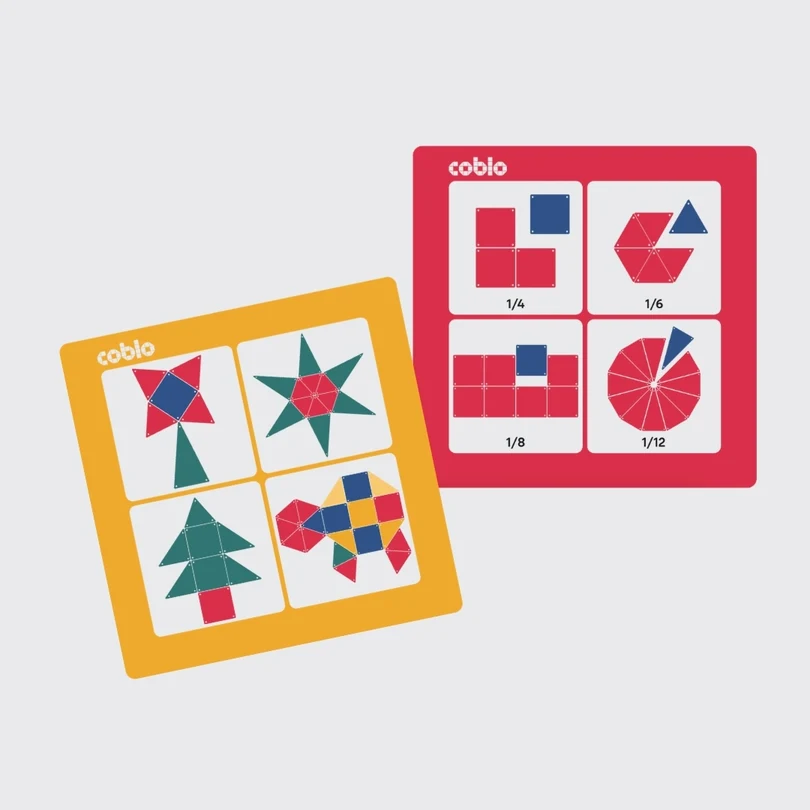 Coblo Magnetische tegels - XL set classic - 250-delig (voorheen de schoolbox)