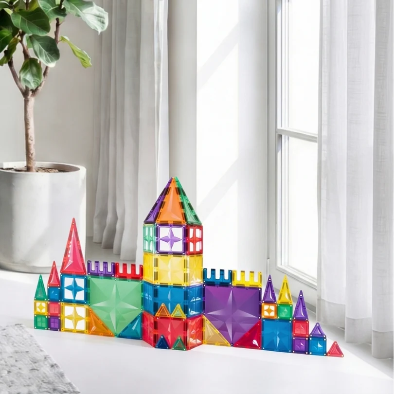 Coblo Magnetische tegels - XL set classic - 250-delig (voorheen de schoolbox)