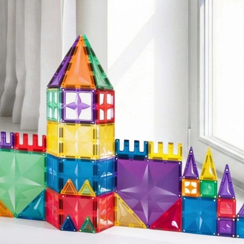 Coblo Magnetische tegels - XL set classic - 250-delig (voorheen de schoolbox)