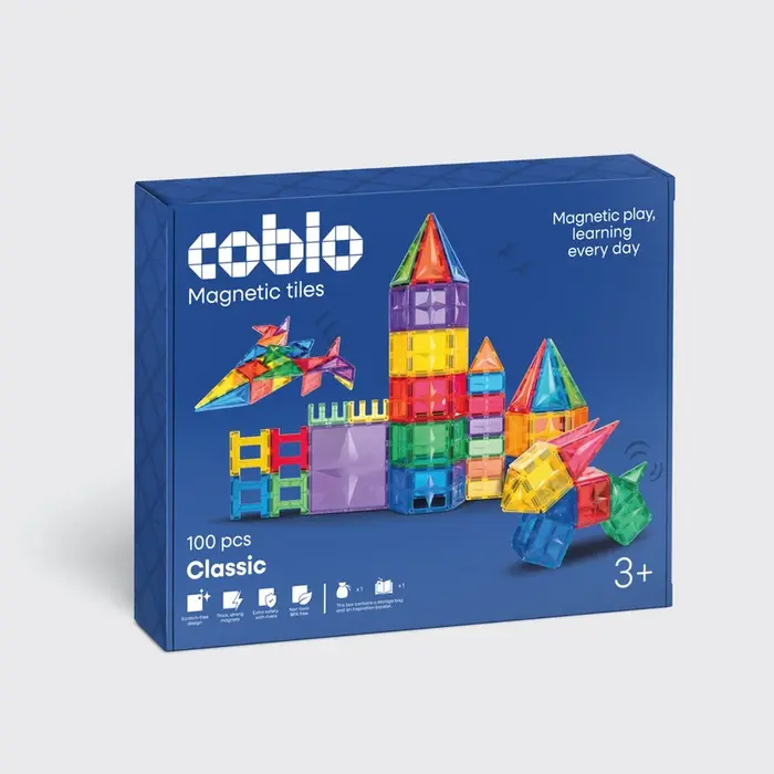 Coblo Magnetische tegels - Classic – 100 stuks
