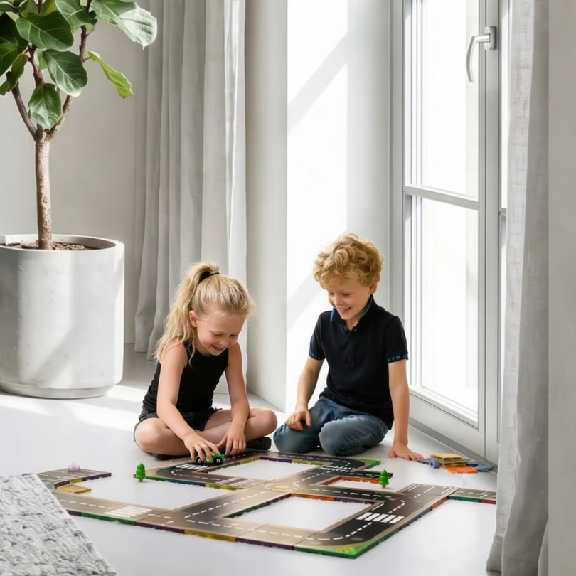 Coblo Magnetische tegels - Toppers Wegen - 60 stuks