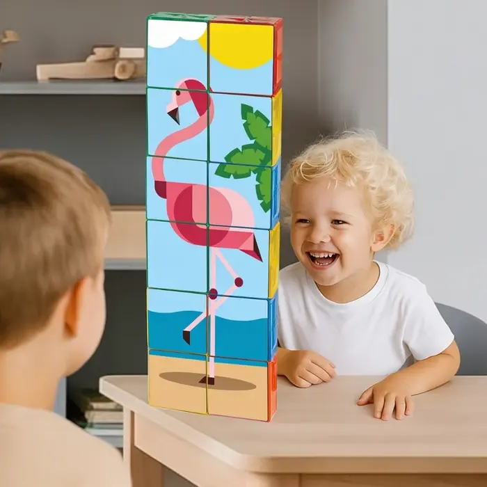 Coblo Magnetische tegels - Toppers Dieren - 60 stuks