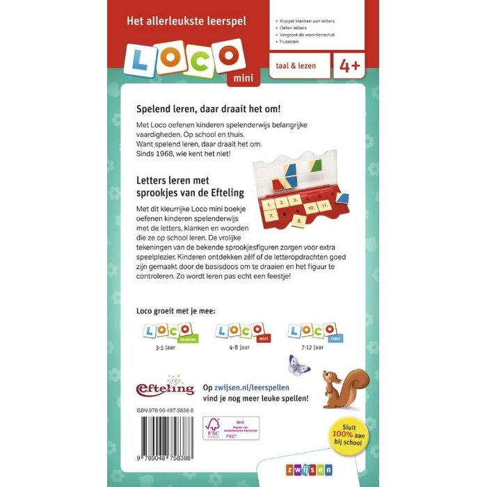 Loco Letters leren met sprookjes van de Efteling (mini)