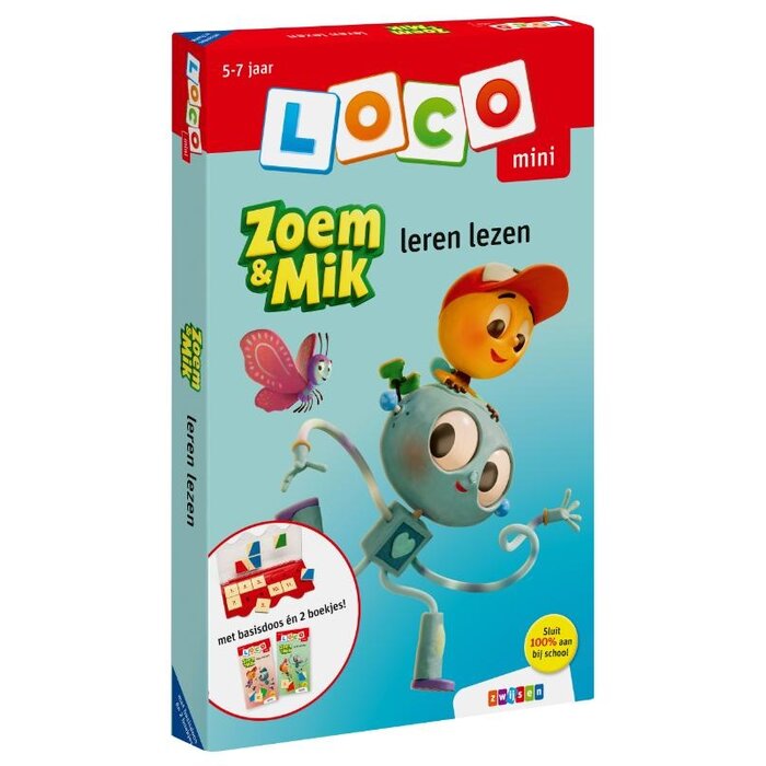 Loco Pakket - Zoem & Mik leren lezen - basisdoos met 2 oefenboekjes (mini)
