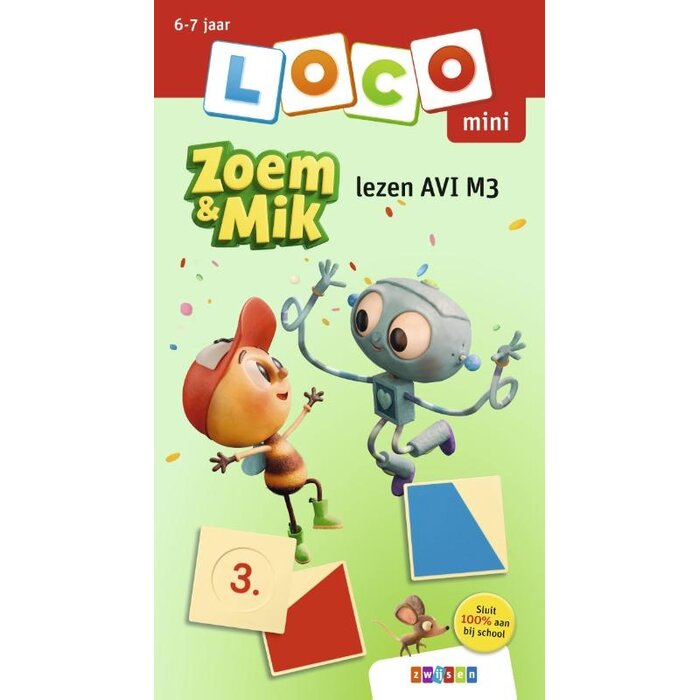 Loco Pakket - Zoem & Mik leren lezen - basisdoos met 2 oefenboekjes (mini)