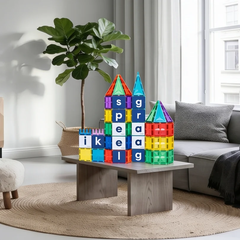 Coblo Magnetische tegels - Toppers Letters - 60 stuks