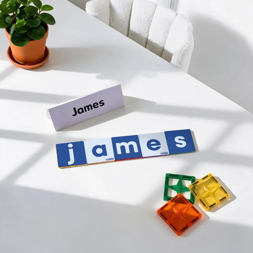Coblo Magnetische tegels - Toppers Letters - 60 stuks