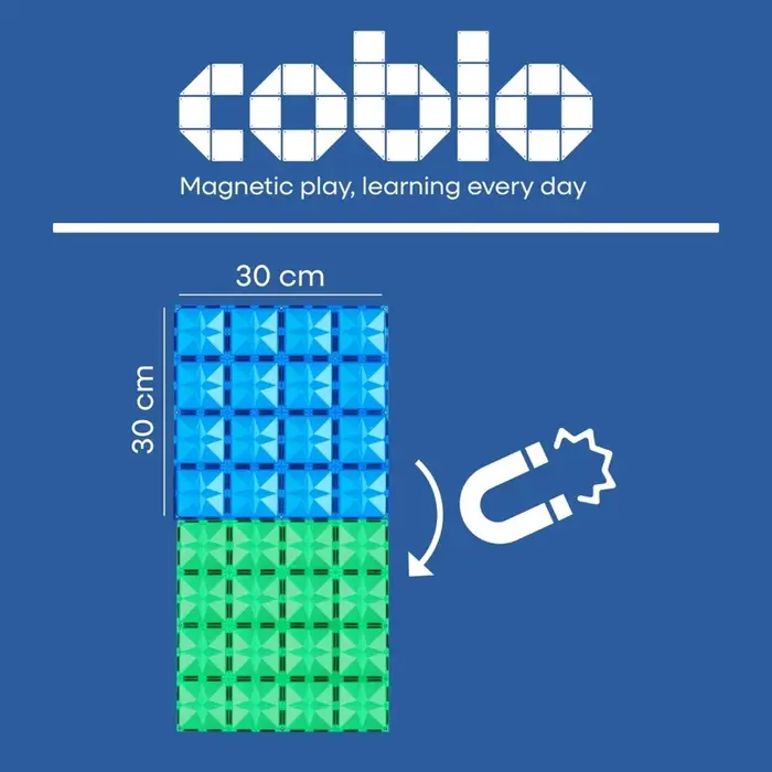 Coblo Magnetische tegels - Classic Basisplaten - 2 stuks