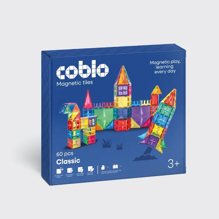 Coblo Magnetische tegels - Classic – 60 stuks