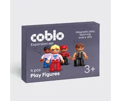 Coblo Magnetische tegels - mini figuren (4 stuks)