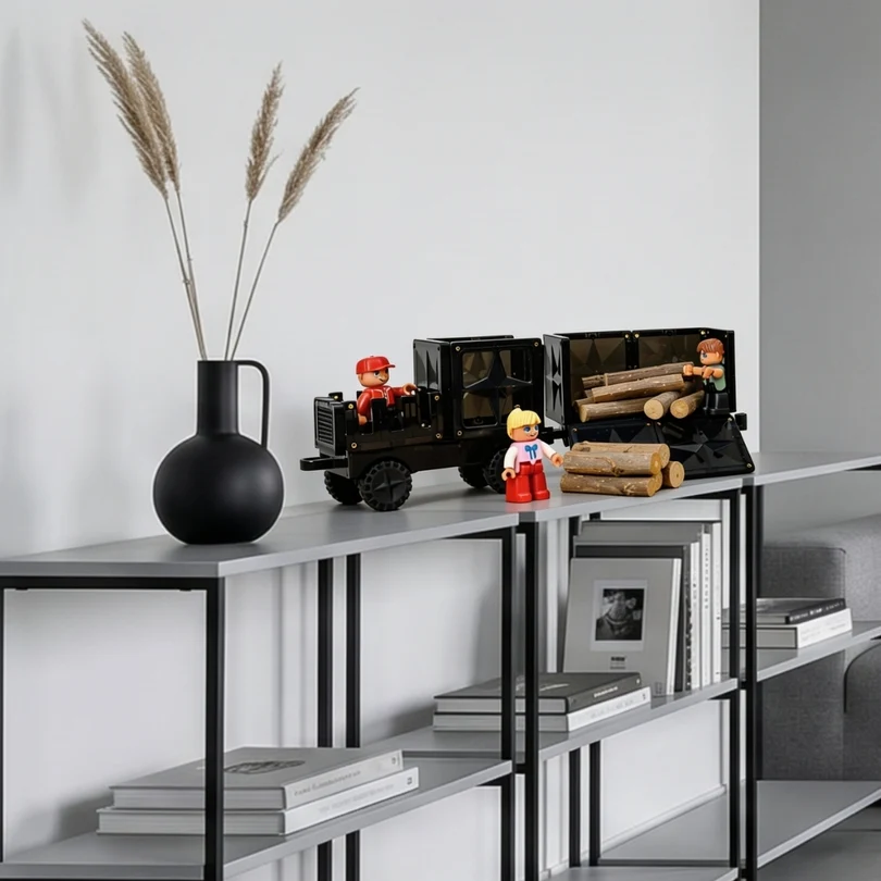 Coblo Magnetische tegels - mini figuren (4 stuks)