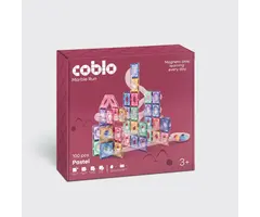 Coblo Magnetische tegels - Pastel Knikkerbaan - 100 stuks