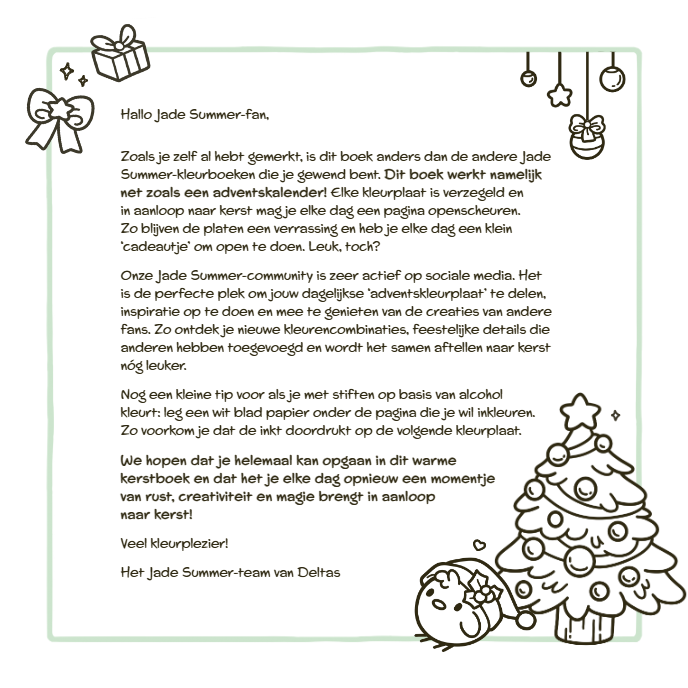 Deltas Comfy kleurboek - Cozy Christmas - adventkalender