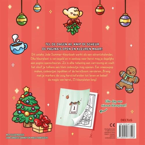 Deltas Comfy kleurboek - Cozy Christmas - adventkalender