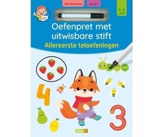 Deltas Oefenpret met uitwisbare stift - allereerste teloefeningen (4-5 jaar)