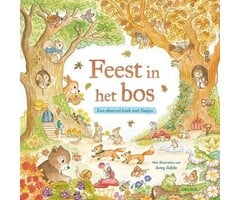 Deltas Kartonboek met flapjes - feest in het bos