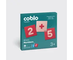 Coblo Magnetische tegels - Toppers Cijfers - 60 stuks