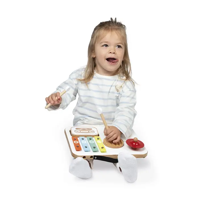 Janod Confetti - muziektafel Baby - houten speelgoed