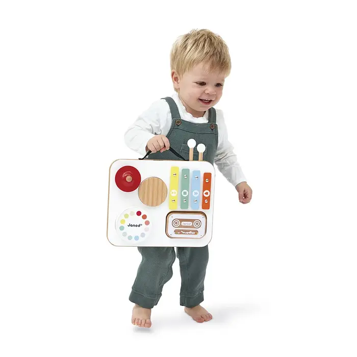 Janod Confetti - muziektafel Baby - houten speelgoed