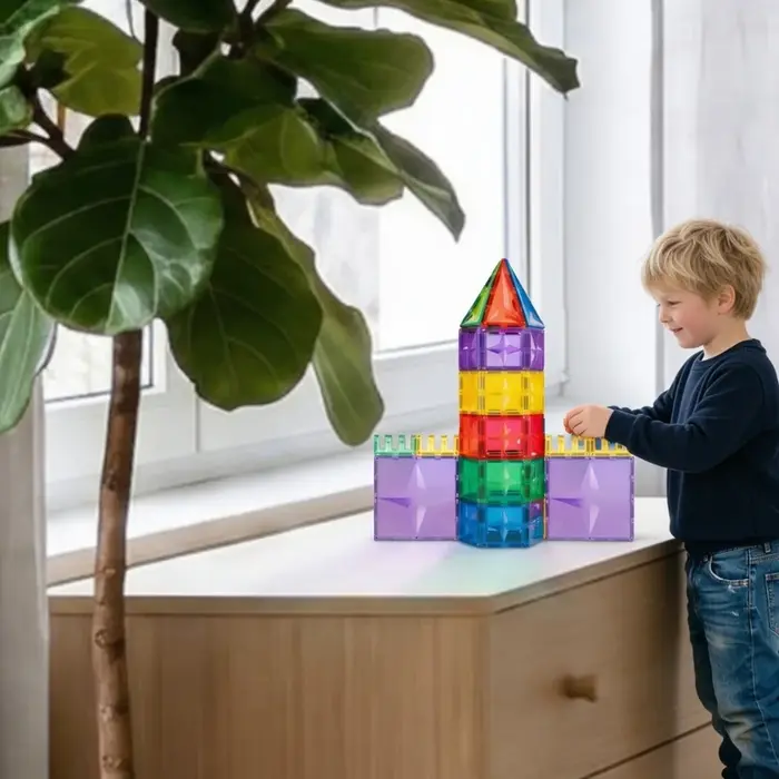 Coblo Magnetische tegels - Classic 4 XL stenen, 2 XL Hexagons