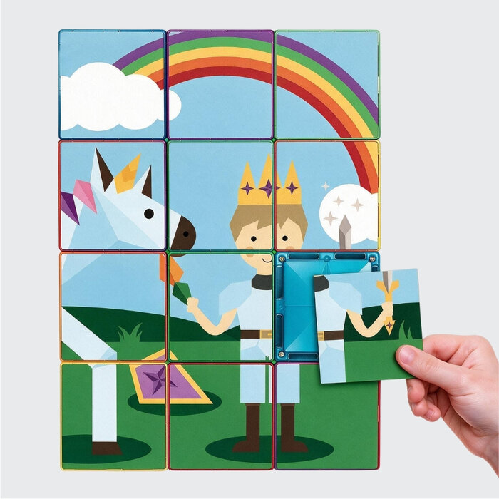 Coblo Magnetische tegels - Toppers Prinsessen - 60 stuks