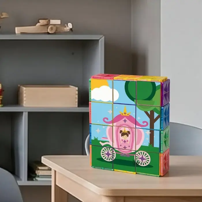 Coblo Magnetische tegels - Toppers Prinsessen - 60 stuks