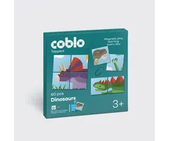Coblo Magnetische tegels - Toppers Dinosaurus - 60 stuks