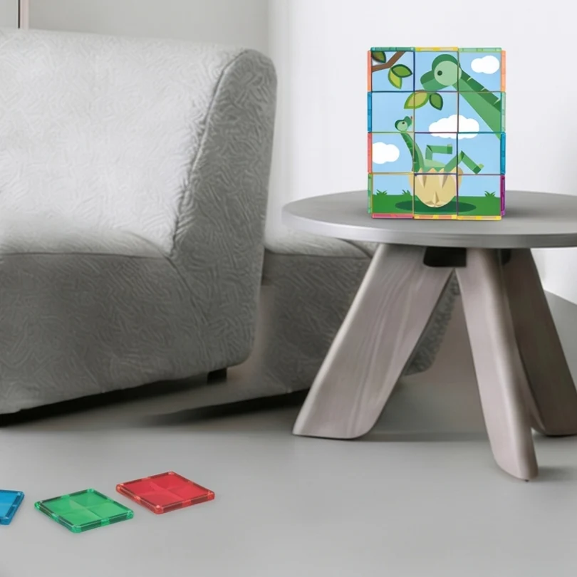 Coblo Magnetische tegels - Toppers Dinosaurus - 60 stuks