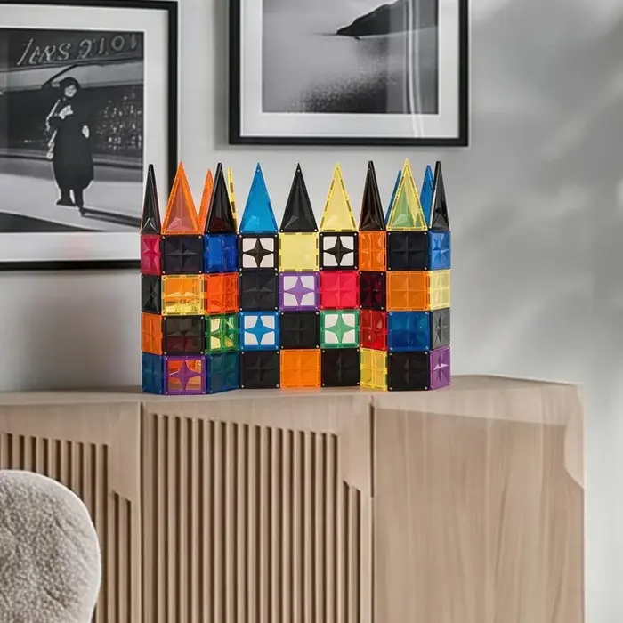 Coblo Magnetische tegels - PROMO PAK - 10 zwarte tegels GRATIS bij 100 classic stuks