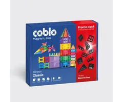 Coblo Magnetische tegels - PROMO PAK - 10 zwarte tegels GRATIS bij 100 classic stuks