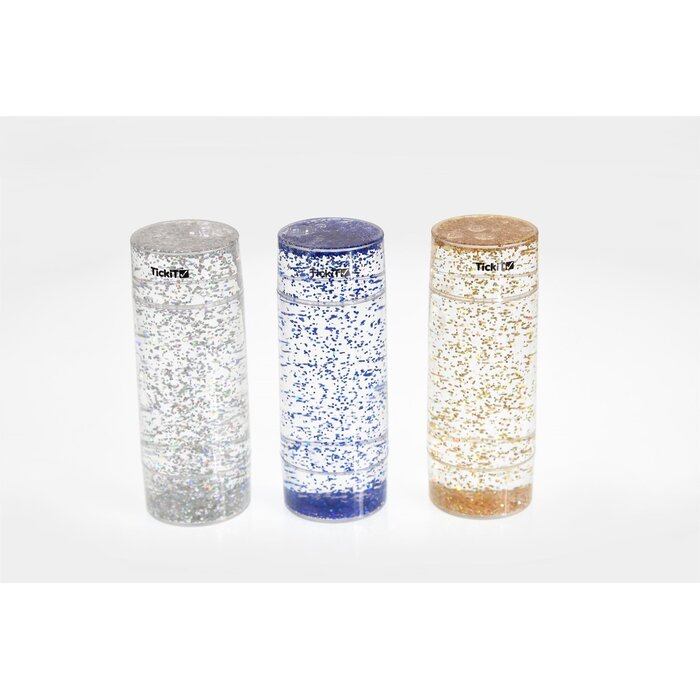 Sensorisch speelgoed - 3 tubes - glitter storm