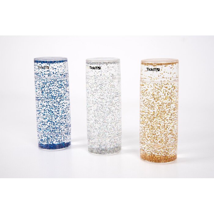 Sensorisch speelgoed - 3 tubes - glitter storm