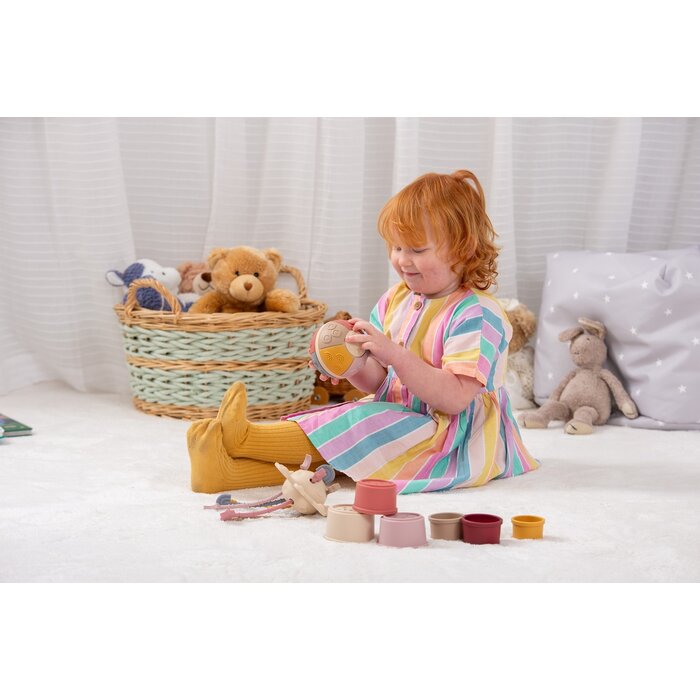Sensorisch speelgoed - Silisoft set - beige