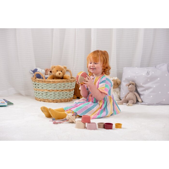 Sensorisch speelgoed - Silisoft set - beige