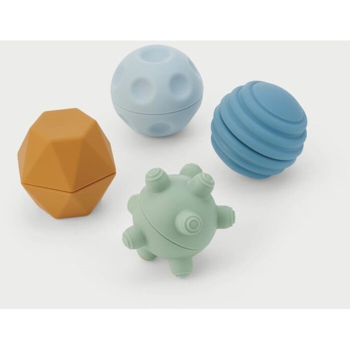 Sensorisch speelgoed - Silisoft 4 ballen