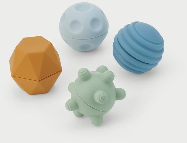 Sensorisch speelgoed - Silisoft 4 ballen