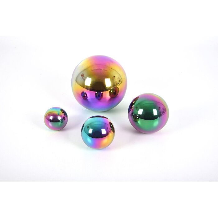 Sensorisch speelgoed - reflecterende kleurballen - 4 stuks