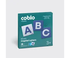 Coblo Magnetische tegels - Toppers Hoofdletters - 60 stuks