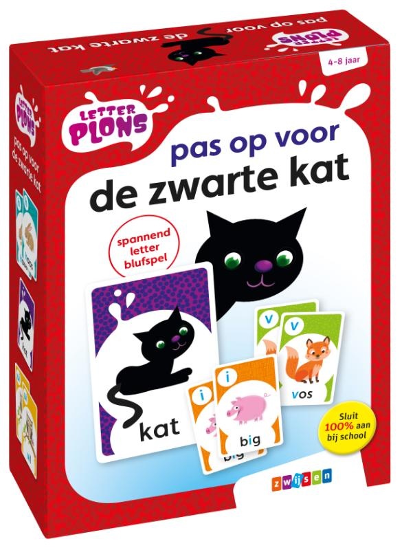Letterplons Letterspel - Pas op voor de zwarte kat