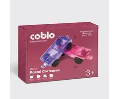 Coblo Magnetische tegels - Pastel Auto Onderstellen - 2 stuks