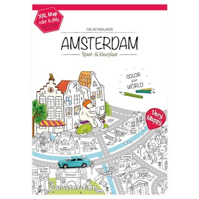 Very Mappy Amsterdam, XXL kleurplaat
