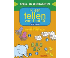 Deltas Speel- en leerkaarten - Ik leer tellen van 1 tot 10 (+3 j.)