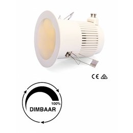 LED downlight 10W incl aansluitsnoer 3mtr (wit licht)