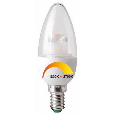 LED kaars helder E14 4W 230V - Dim to Warm