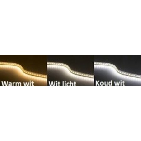 Warm wit LED strip 5 mtr