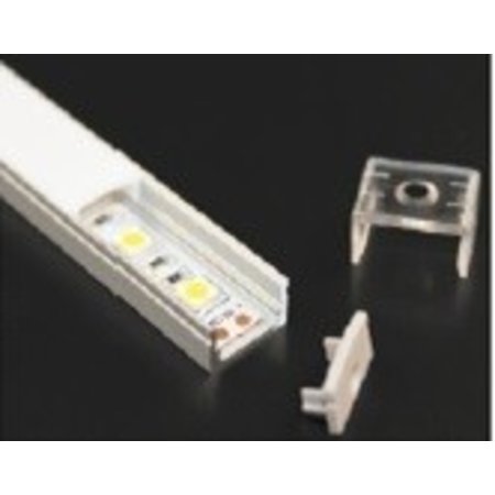 LED profiel 1707 incl afdekking (2x 1.5 mtr)