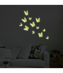 3D Glow-in-the-dark Vlinders