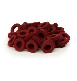 Natural Felt rings Puce