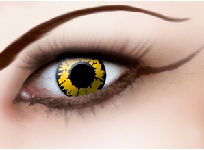 Contactlens Zwart/Geel